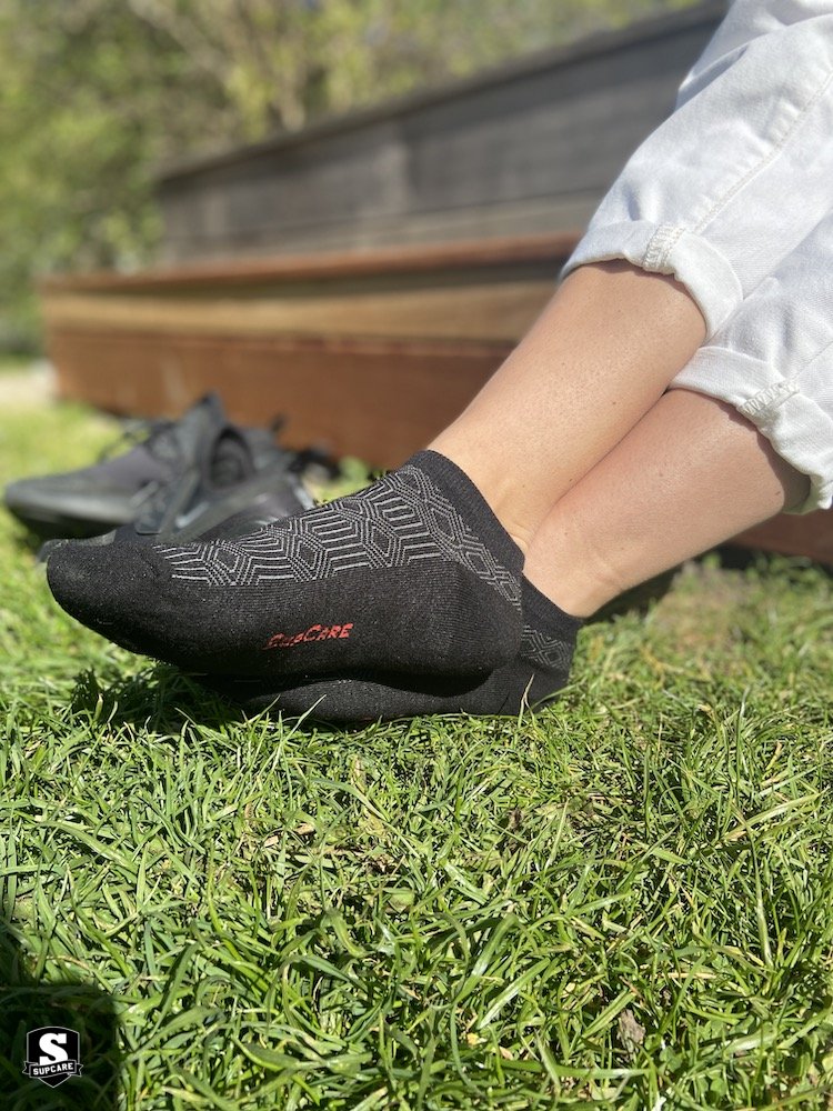 3-pakning bambussokker ankel Svart