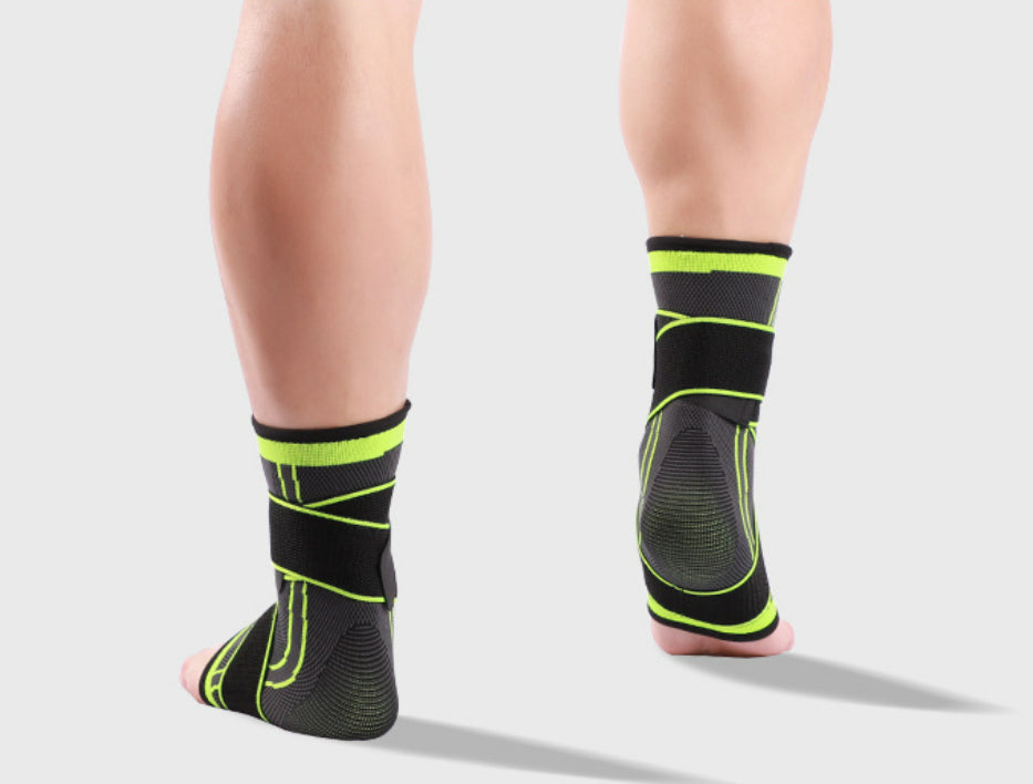 Ankelbeskyttelse Fleksibel - Gul/Svart