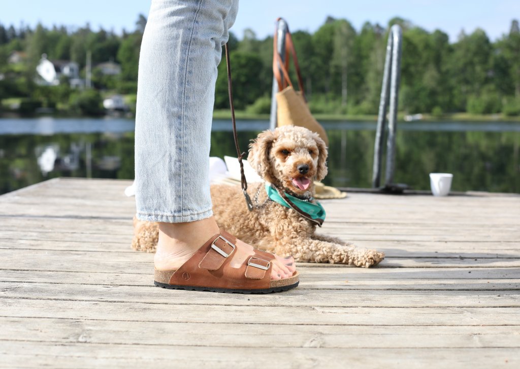 Axelda Sandal Andrea Camel Kvinner og menn