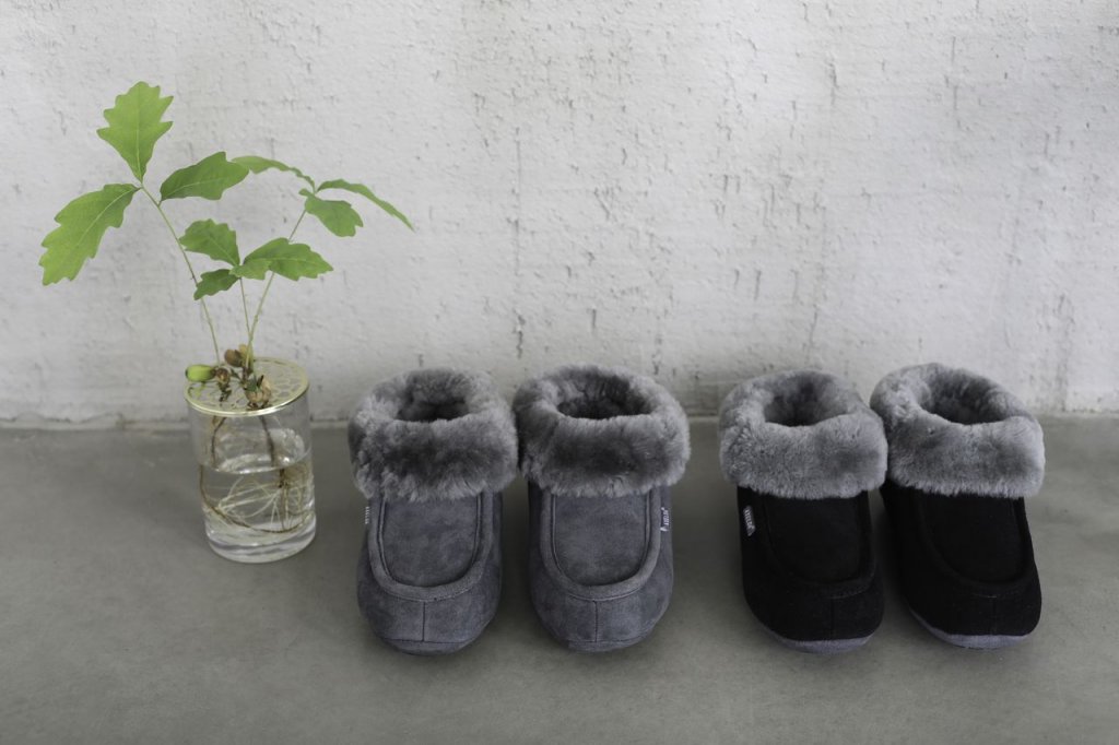 Saueskinnstøfler London Asphalt