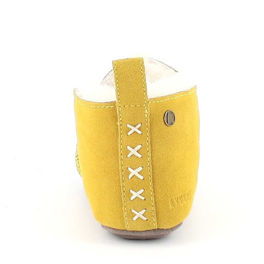 Saueskinnstøfler Innsbruck Gul/Creme