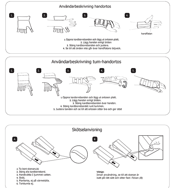 Elastiske håndleddsbånd