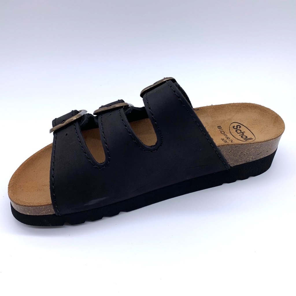 Scholl Rio sandal for kvinner - svart