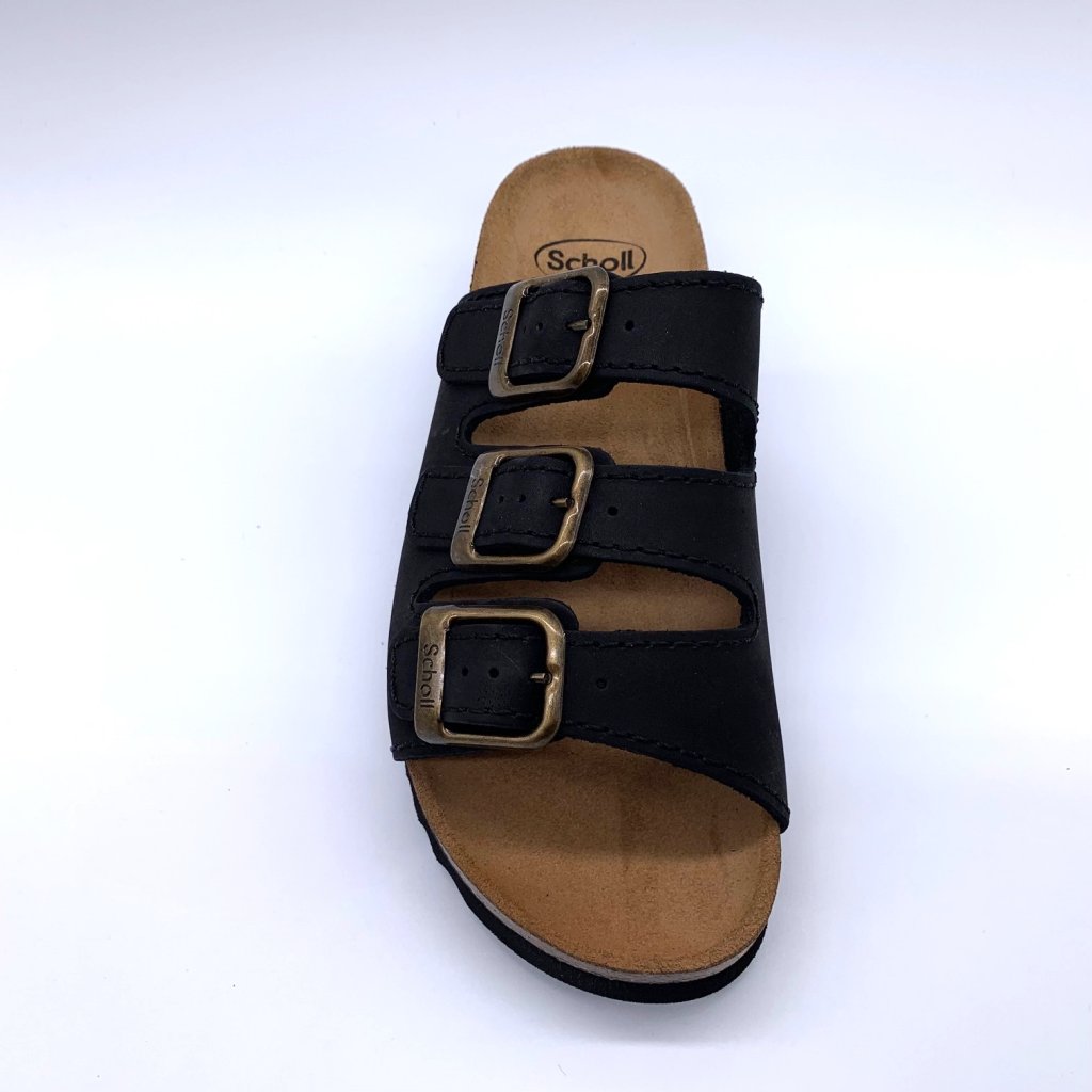 Scholl Rio sandal for kvinner - svart
