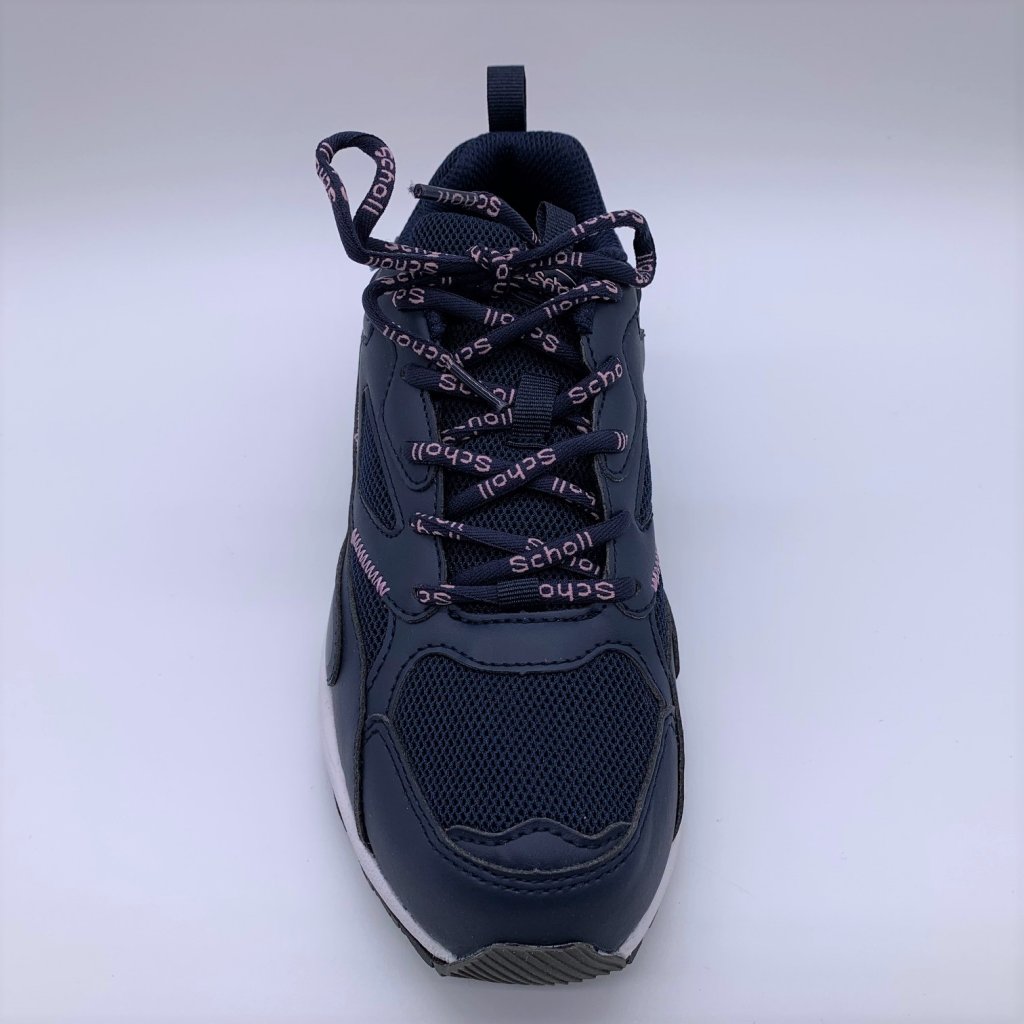 Scholl Sprinter Snap Walking Shoes - Mørkeblå Rosa