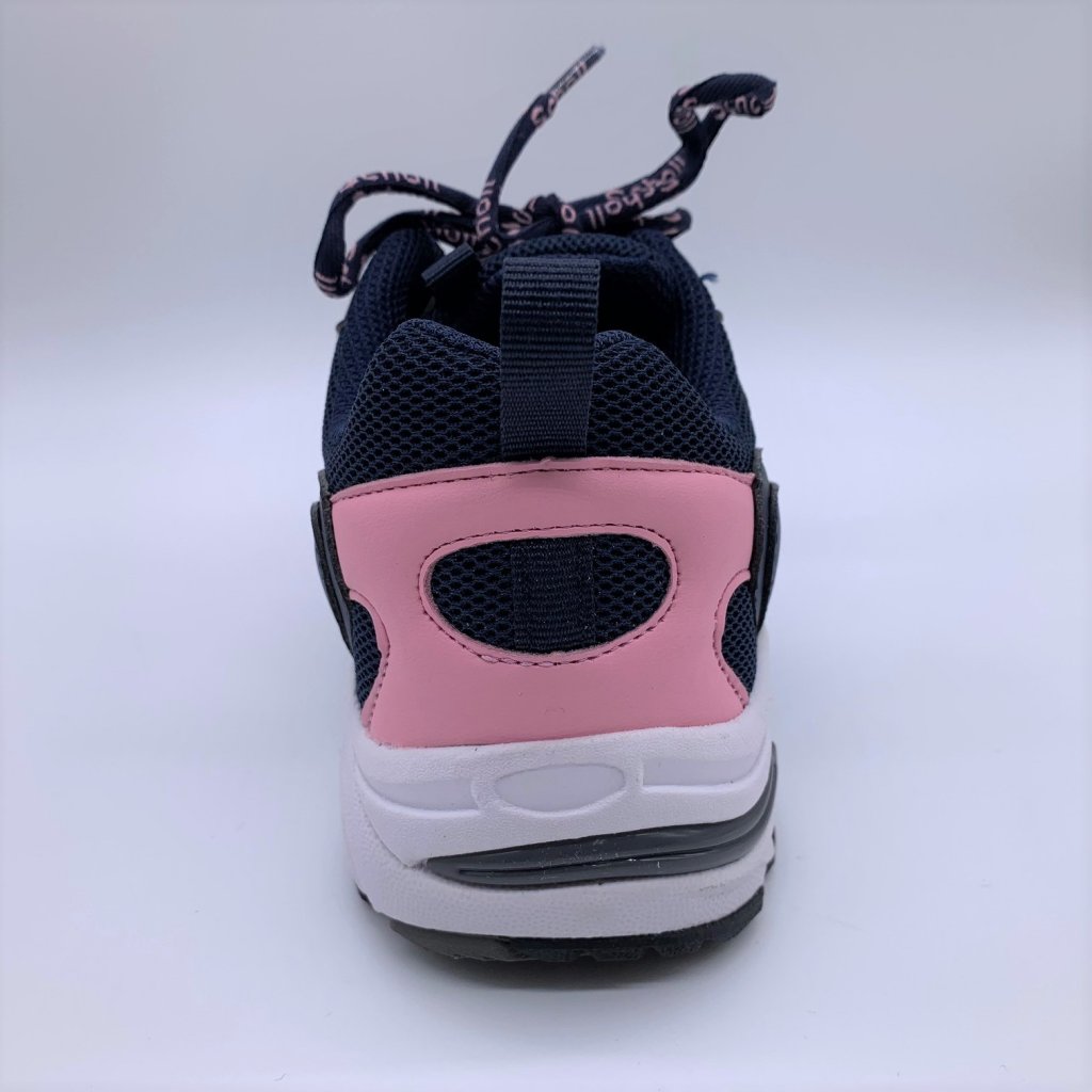 Scholl Sprinter Snap Walking Shoes - Mørkeblå Rosa