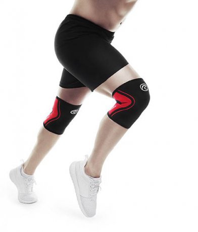 Størrelse XS - Knebeskyttelse RX Red 3mm