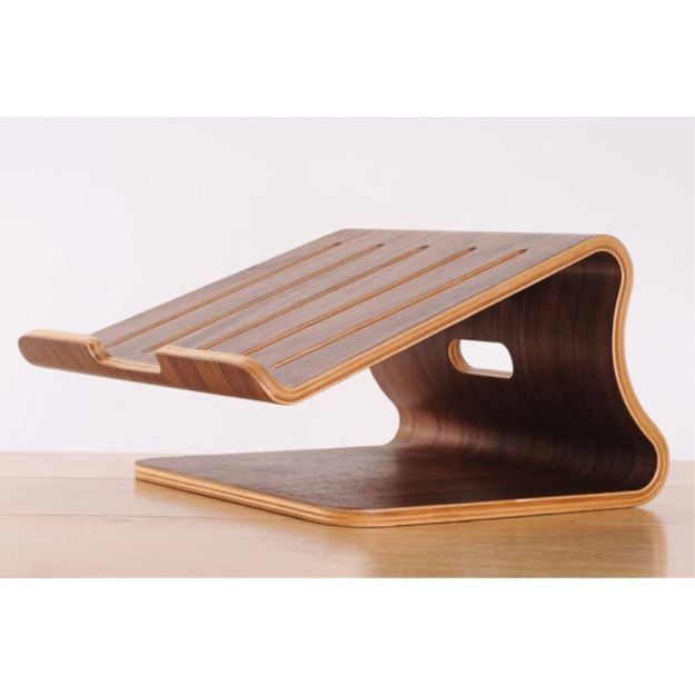 Bærbar holder for bærbar PC - for optimal ergonomi ved skrivebordet.