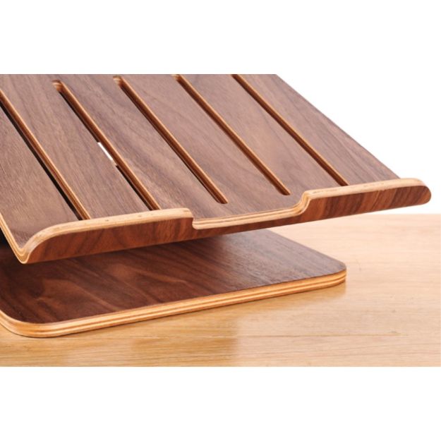 Bærbar holder for bærbar PC - for optimal ergonomi ved skrivebordet.