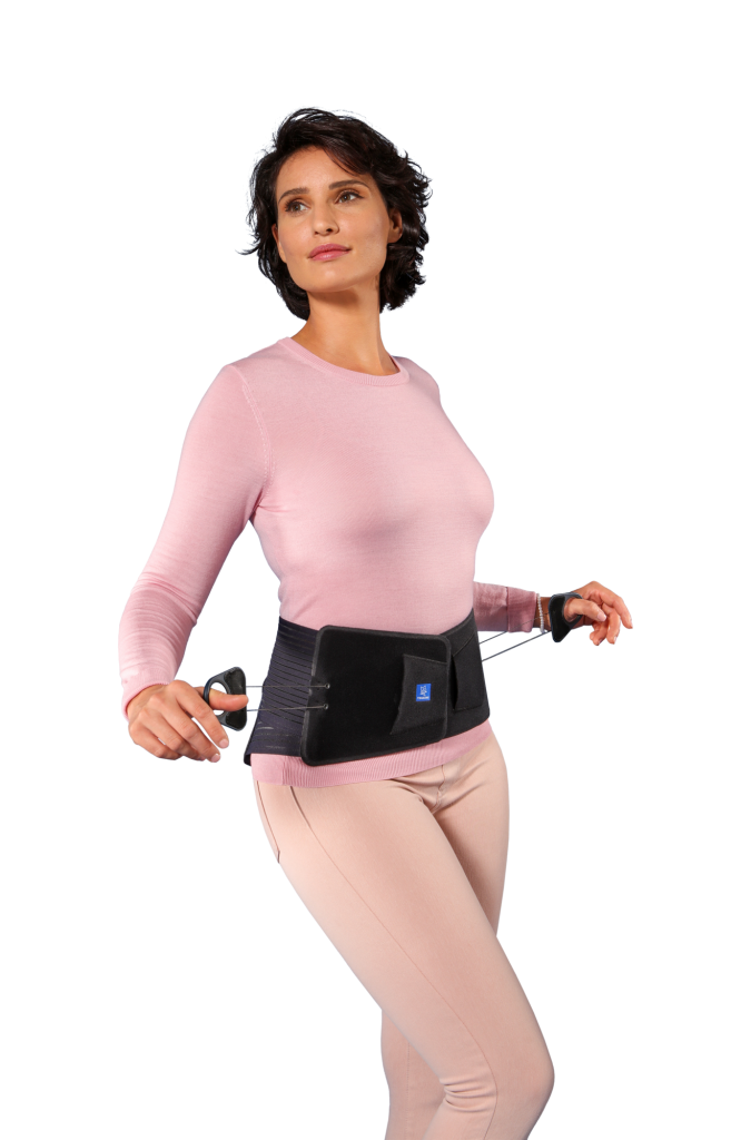 Ryggstøtte med hurtigutløser Lombastab