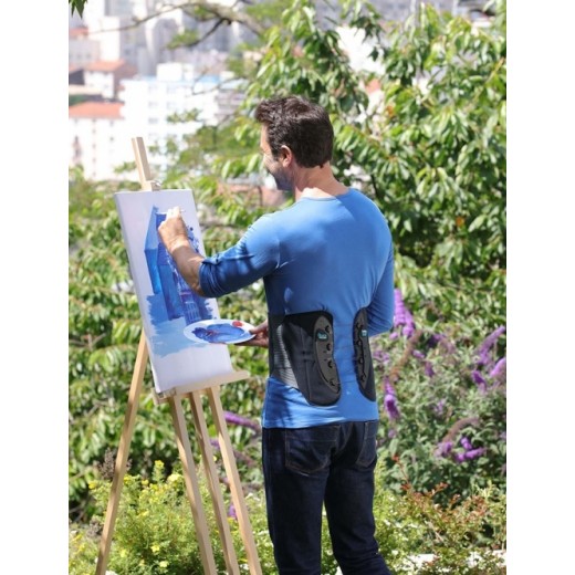 Ryggstøtte med hurtigutløser Lombastab