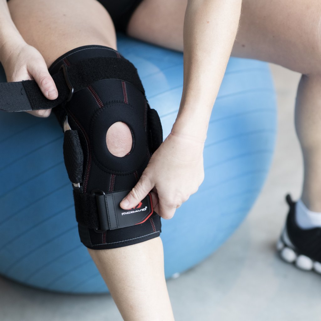 Knestøtte med dobbel skive - McDavid 422