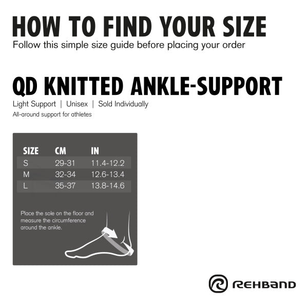 Størrelse L - ankelstøtte