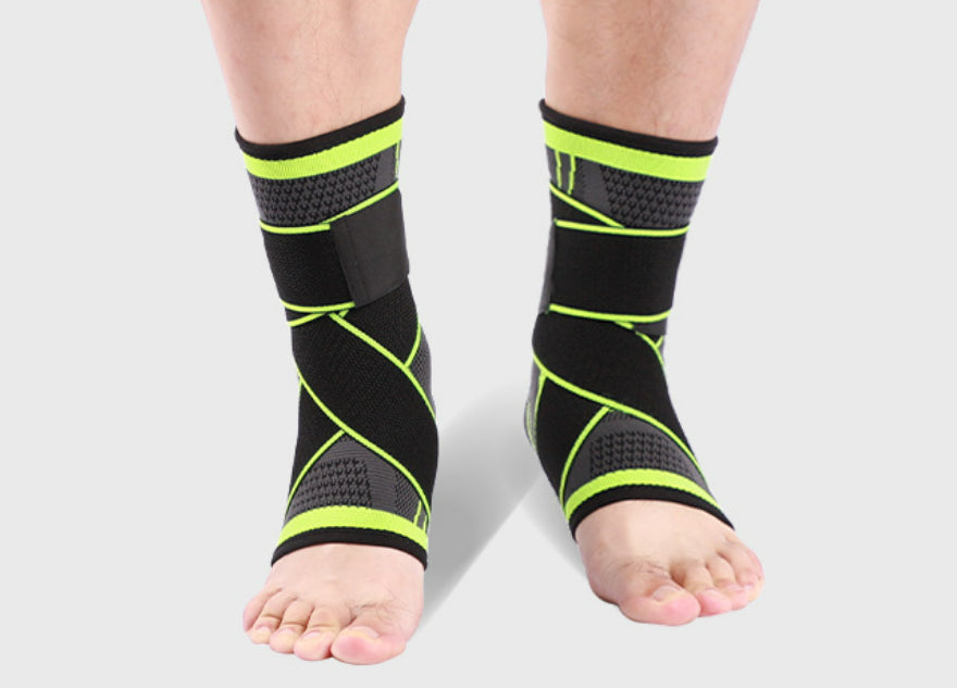 Ankelbeskyttelse Fleksibel - Gul/Svart