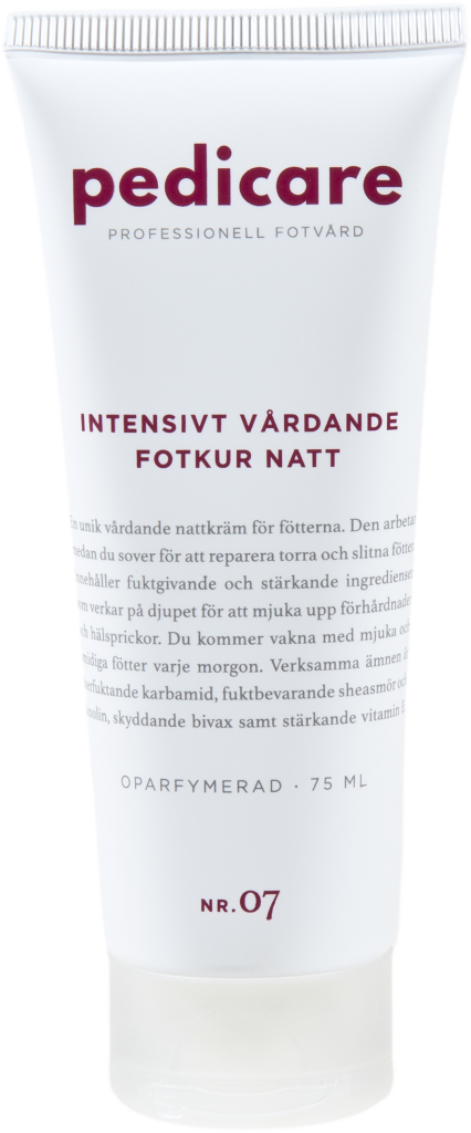 Pleiende fotbehandling natt - Pedicare