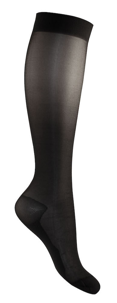 Støttestrømper i nylon - Svart