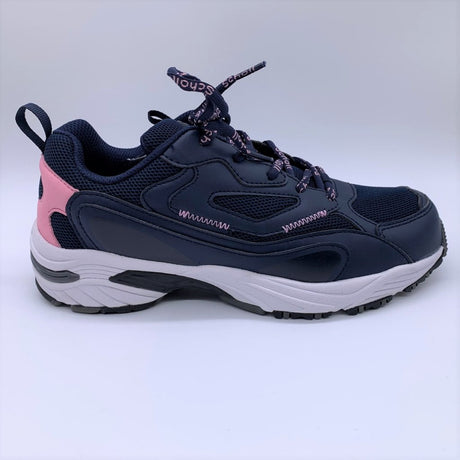 Scholl Sprinter Snap Walking Shoes - Mørkeblå Rosa