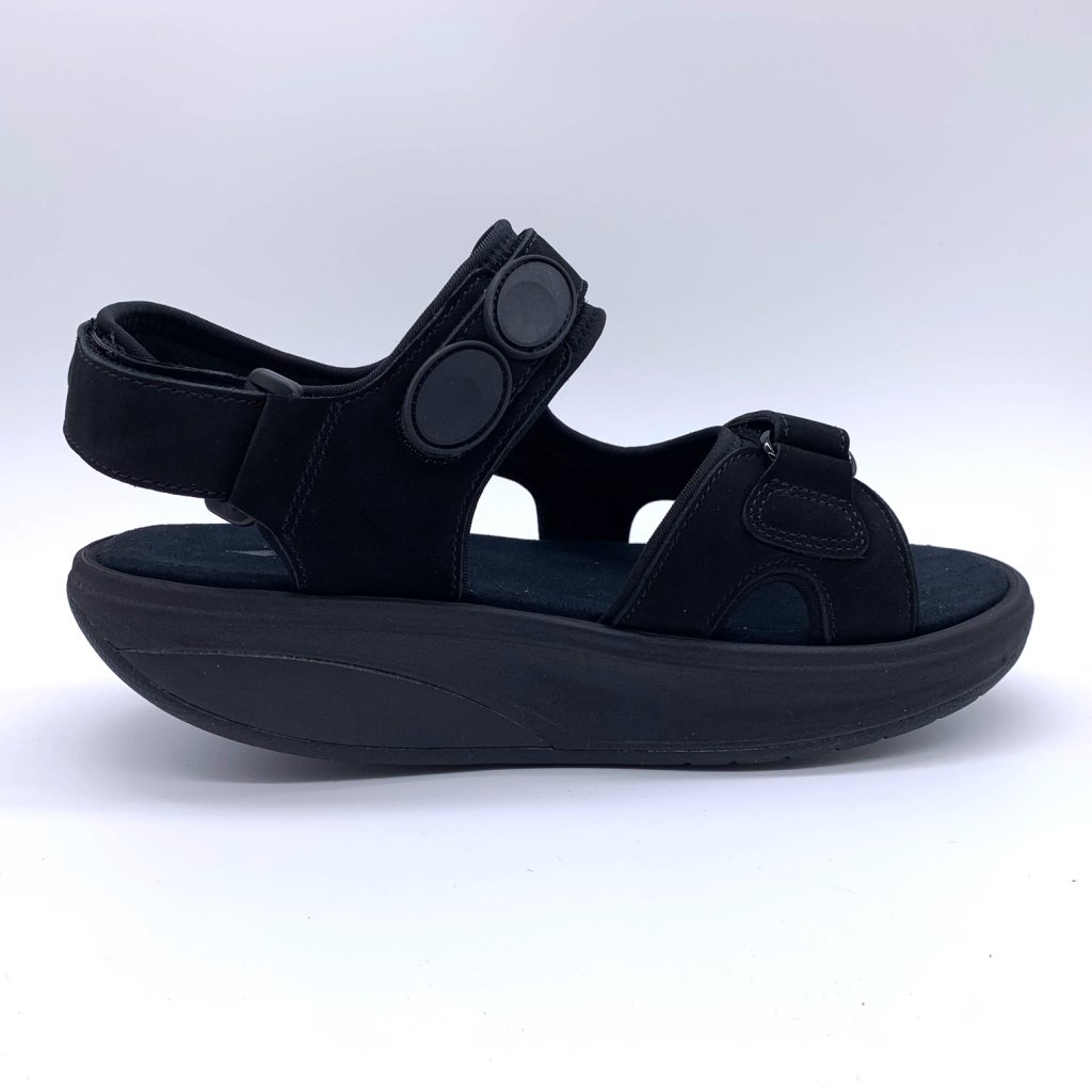 MBT Kisumu Classic Sandal for kvinner - svart