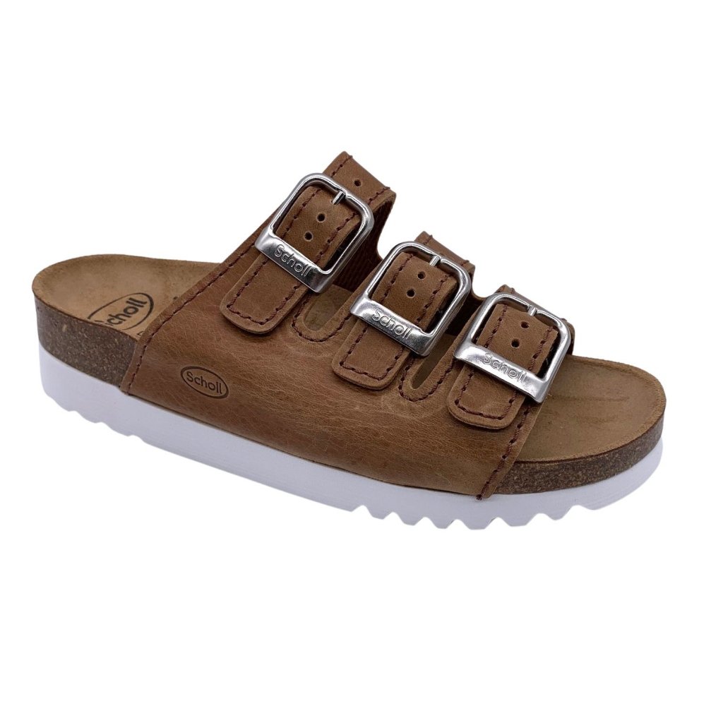 Scholl Rio Sandal for kvinner - Cognac