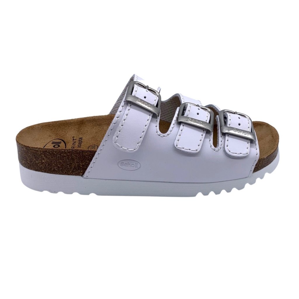 Scholl Rio Sandal for kvinner - hvit